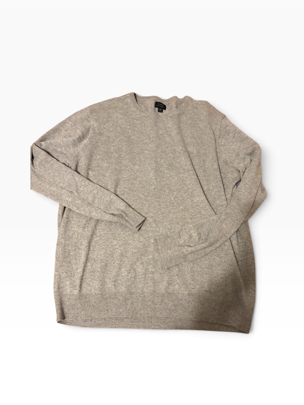 J. Crew Men's Heather Gray Crewneck Sweater